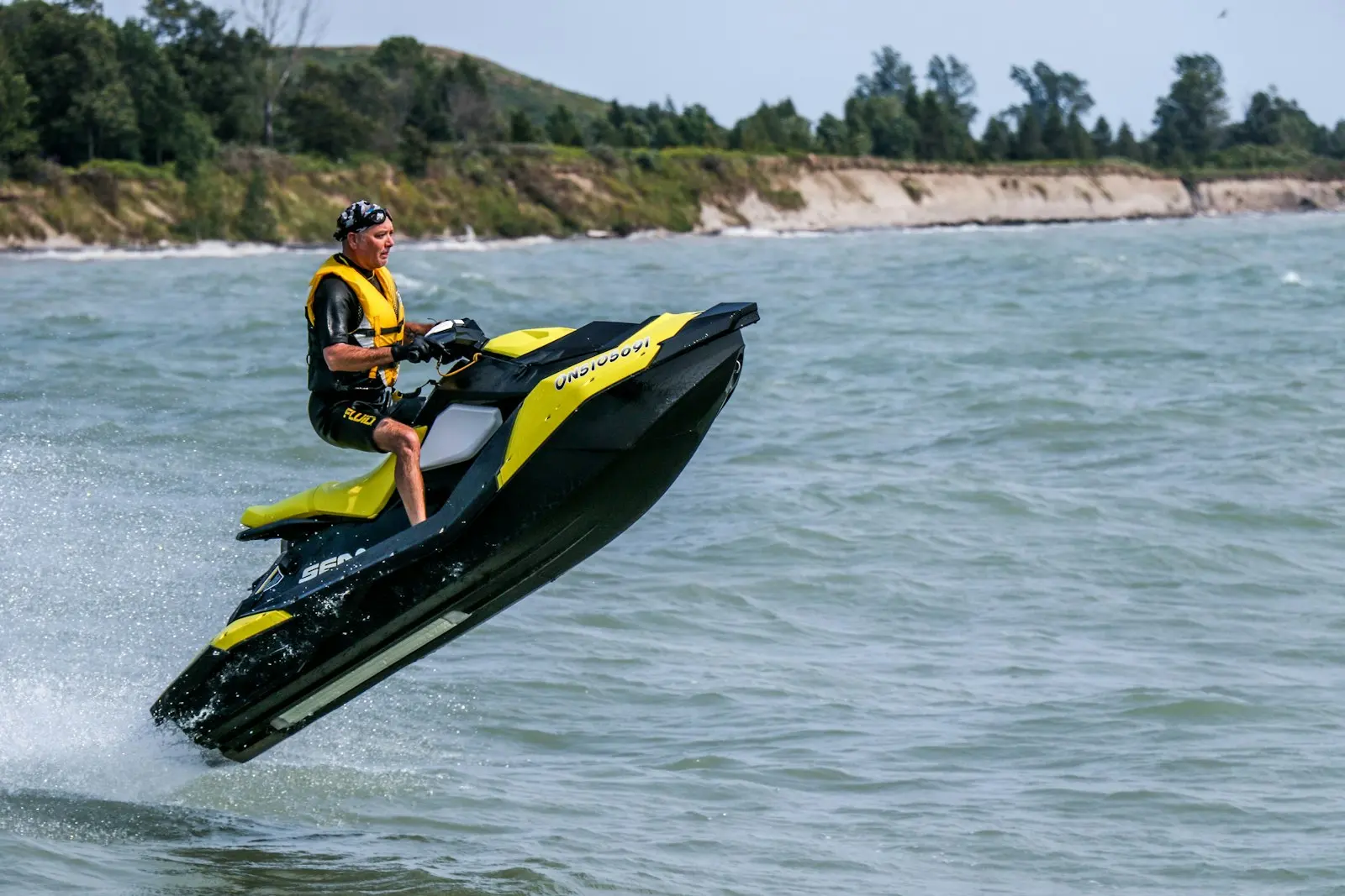 Jet ski ride: Racing across the waves